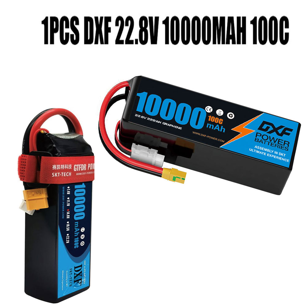 DXF 6S Lipo Pil 10000mAh 22.2V - 6S Lipo Battery 22.2V 5000Mah incelemesi ve fiyatı