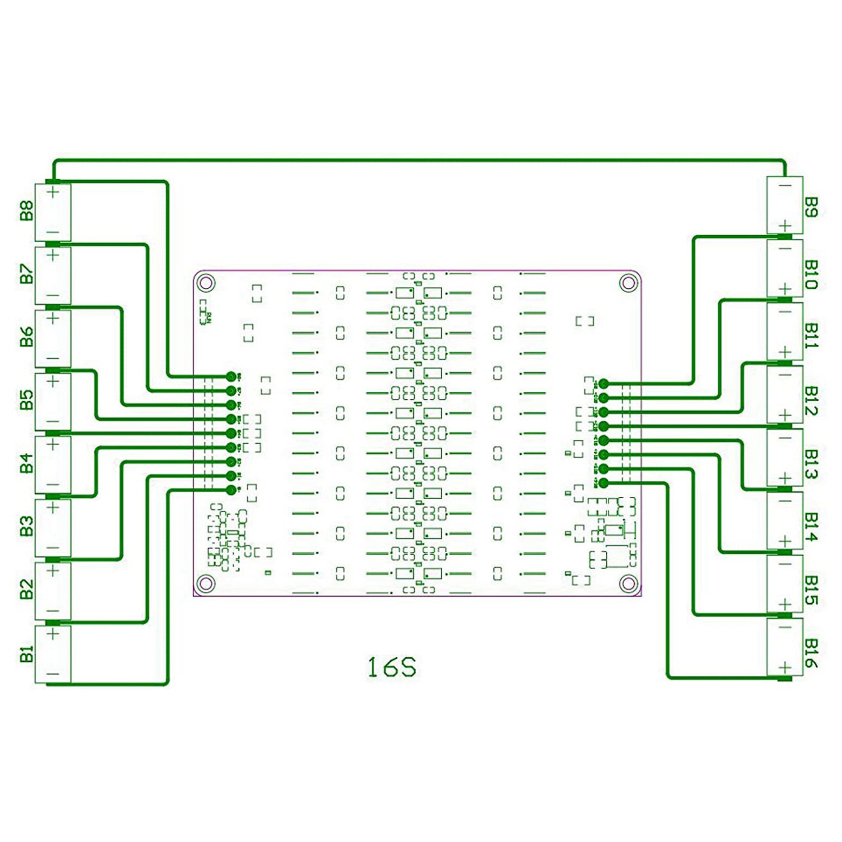 B04C-2X 12S 13S 14S 15S 16S Ak - 12S Lipo Battery Balancing Board incelemesi ve fiyatı