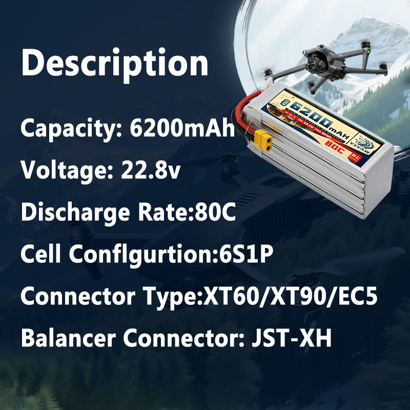 Yükseltilmiş VSVAW 6S 22.8V 80 - 6S Lipo Battery 22.2V 5000Mah incelemesi ve fiyatı