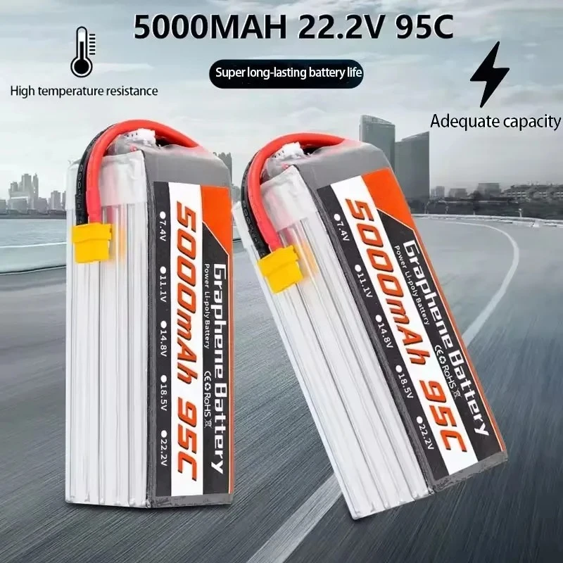 95C 22.2V 6S 5000mAh Lipo Pil, - 6S Lipo Battery 22.2V 5000Mah incelemesi ve fiyatı