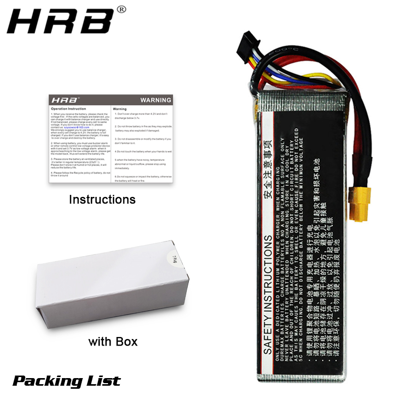 HRB Lityum Pil 4S 14.8V 5000mA - 4S Lipo Battery 14.8V 6000Mah incelemesi ve fiyatı