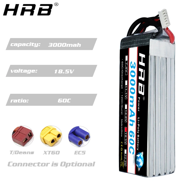 HRB lipo Pil 2S 3S 4S 6S 5S 30 - 4S Lipo Battery 14.8V 6000Mah incelemesi ve fiyatı